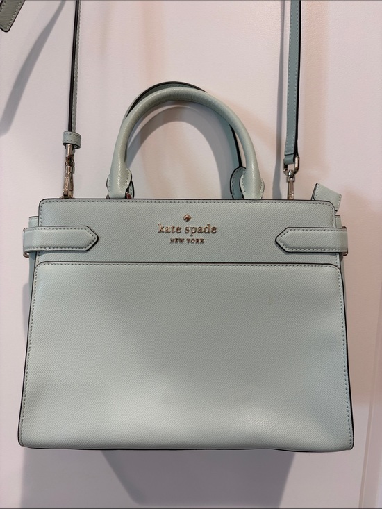 kate spade Handbags - Kate Spade Staci Mint Green Purse with removable strap